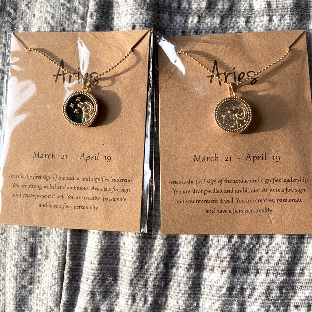 Aries Zodiac Necklace